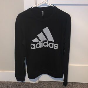 Adidas Black and White Men's Sweater